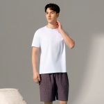 男140S全棉圆领短袖衫