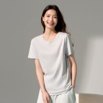 女140S全棉圆领短袖衫